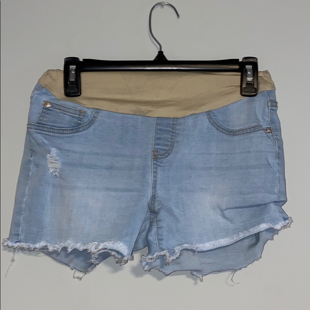 3/$15 Maternity jean shorts